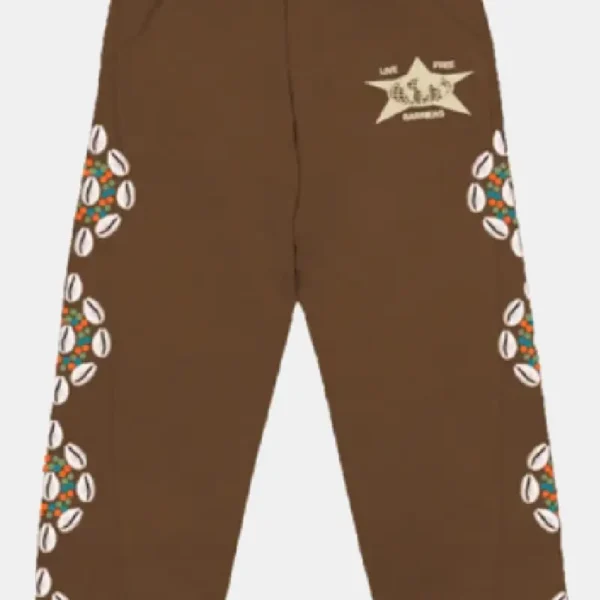 Barriers Cowrie Shell Sweatpants Brown (1)