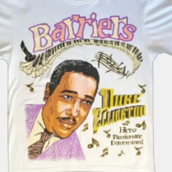 Barriers Duke Ellington T Shirt White (1)