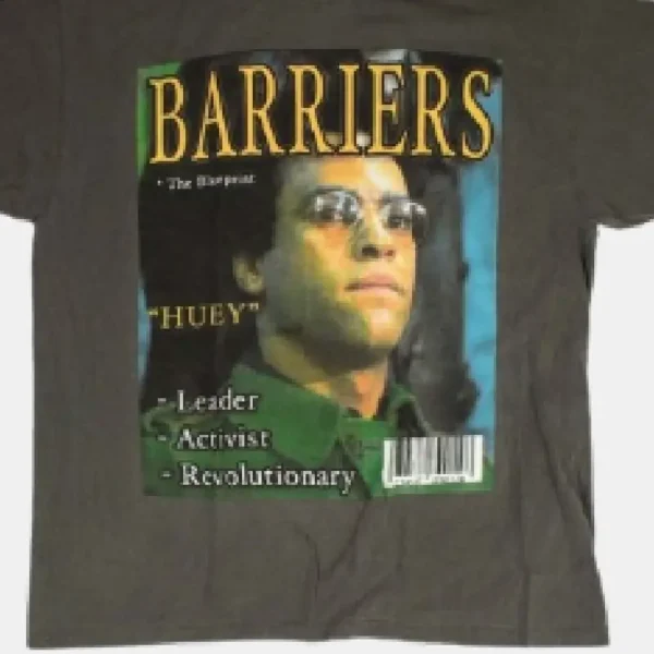 Barriers Huey P. Newton T shirt Black (1)