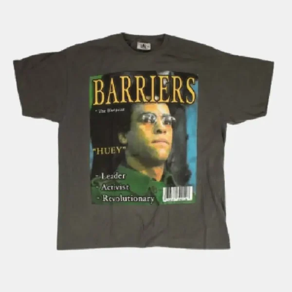 Barriers Huey P. Newton T shirt Black (2)